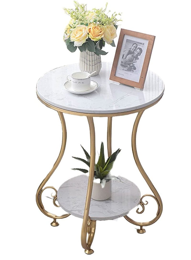 طاولة صغيرة دائرية بسيطة من الحديد فن القهوة أريكة أوروبية إبداعية للترفيه غرفة المعيشة شرفة حديثة - Image 1