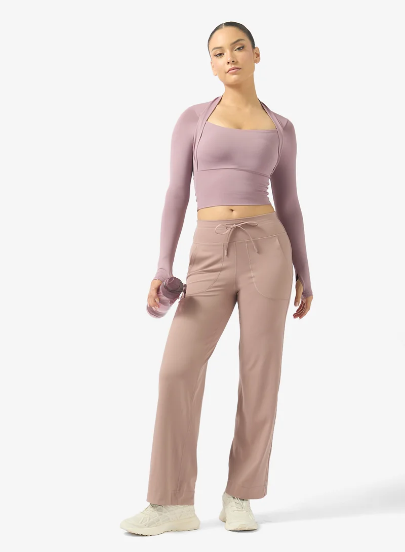 فورورد بنطلون بقصة مستقيمة بدون درزات