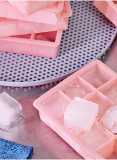 BLACKSTONE Silicone Ice Tray, 2 Piece Set, Ice Cube Mould Peach Color 15 Cubes  - Image 2