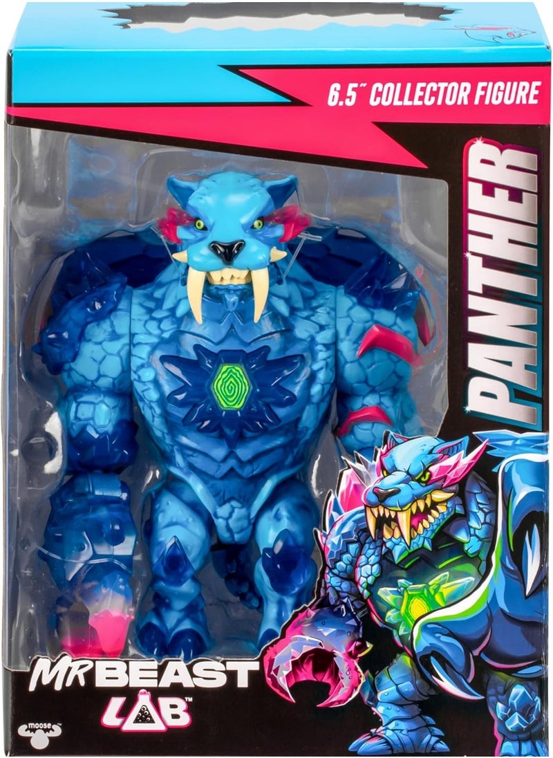 مستر بيست لاب مجسم جامع MrBeast Lab Apex Beast Panther ، طوله 6.25 بوصة ، مع تفاصيل فائقة ، عبوة فاخرة  - Image 3
