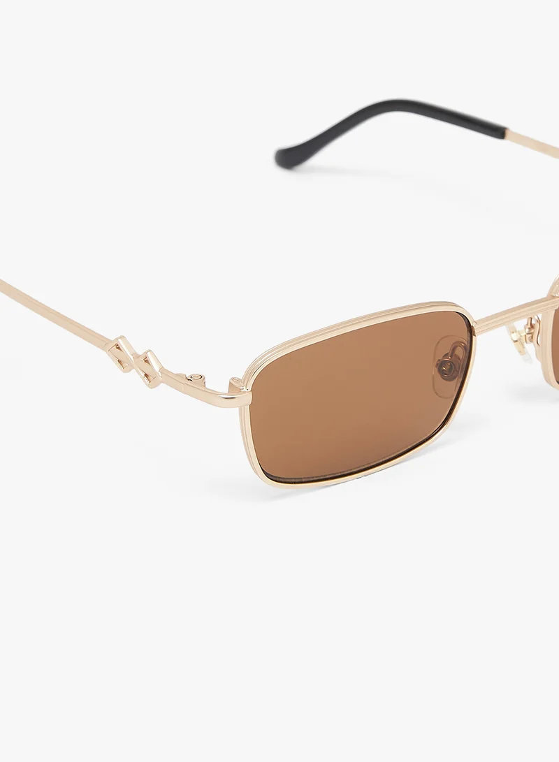 KAREN WAZEN Ellis Rectangle Sunglasses
