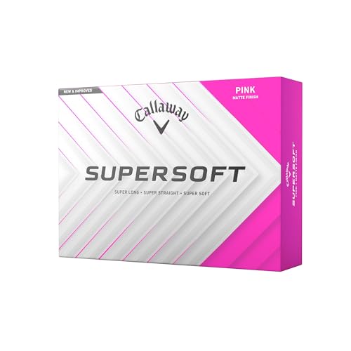Callaway Golf Supersoft Golf Balls (2025, Pink) - Image 1