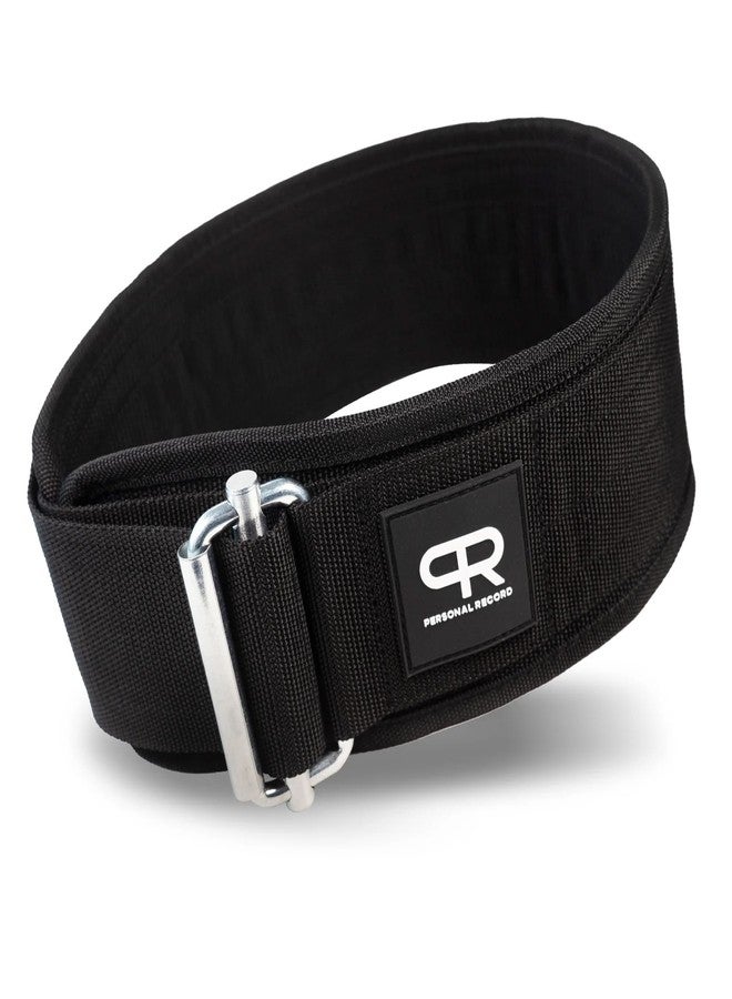 PR Personal Record Quick-Lock Weightlifting Belt - Ergonomic Fit, Durable and Lightweight Construction, Secure Fit and Performance, Power Weight Olympic Lifting, Men and Women (Black, Small) - Image 1