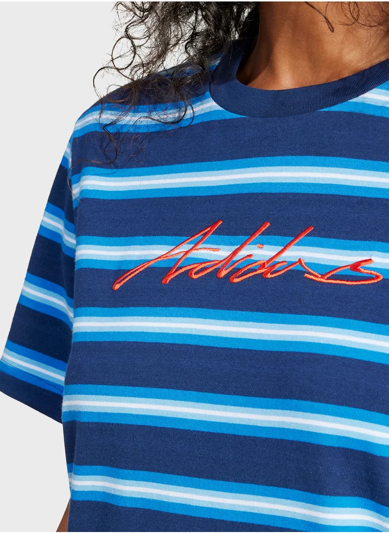 Adidas Stripe Graphic Dress