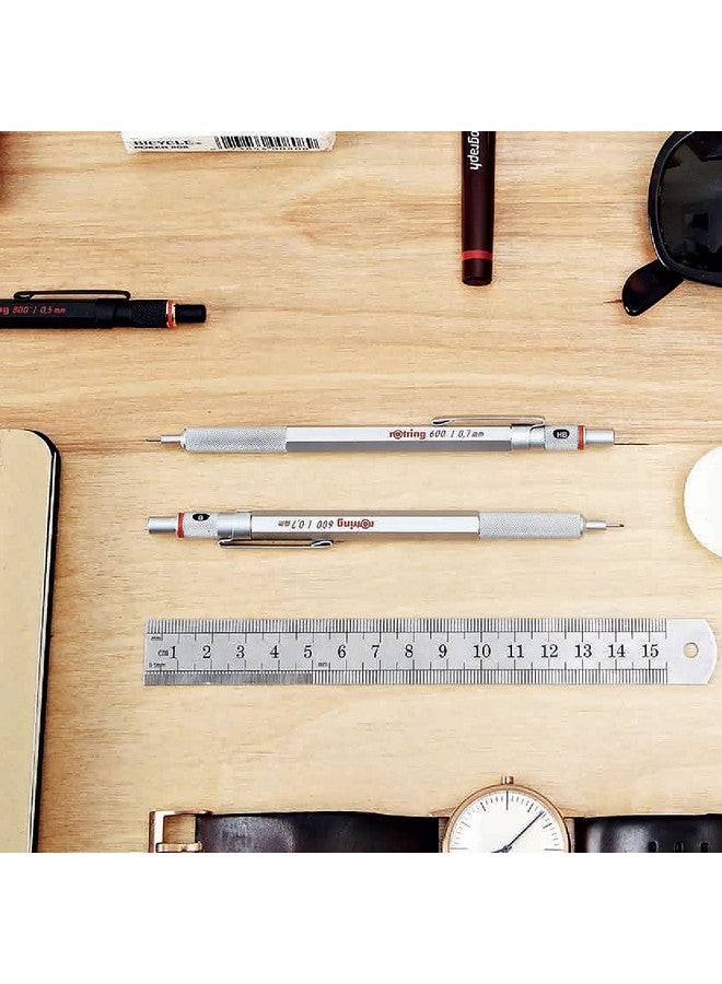 rOtring 1904444 600 Mechanical Pencil, 0.7 mm, Silver Barrel - Image 5