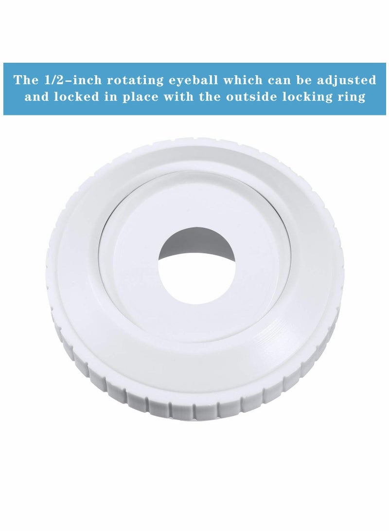 SYOSI Nozzle Outlet, Jacuzzi Jets, Pool Jet Nozzles Sp1419c Flow Inlet Fitting Opening Water Directional Pool Return Fittings With MIP Thread (3,1/2 Inch 3Pcs) - Image 5