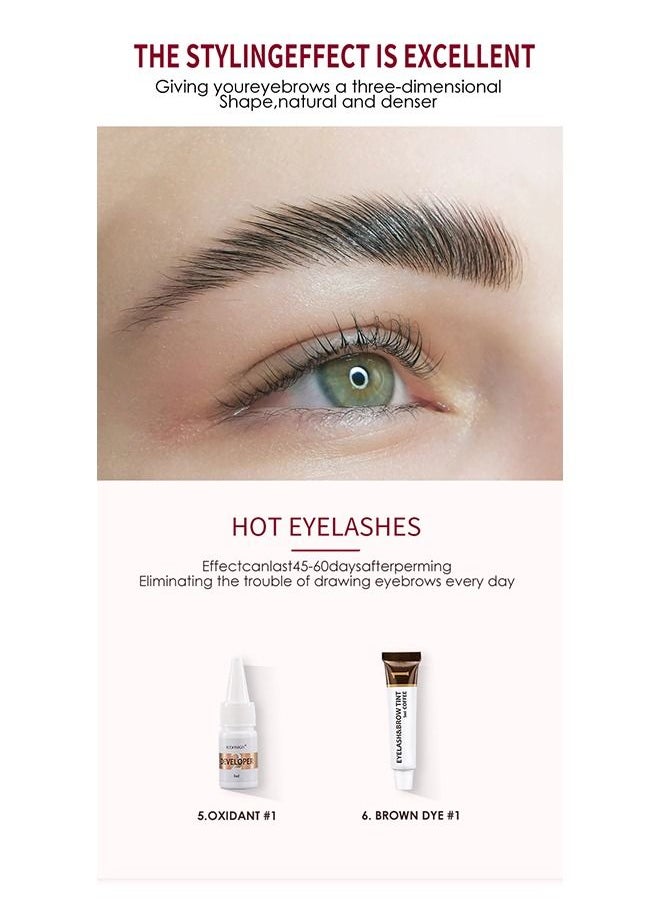 ICONSIGN Lash Lift Kit Eyebrow Tint Dye Set  - Image 5