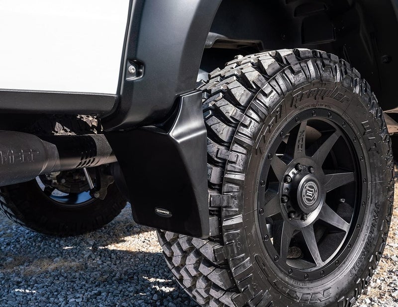 Bushwacker MUD-40154 Mud Flaps for Pocket Style Fender Flares - Fits 2020-2022 Chevrolet Silverado 2500HD & 3500HD - Image 2
