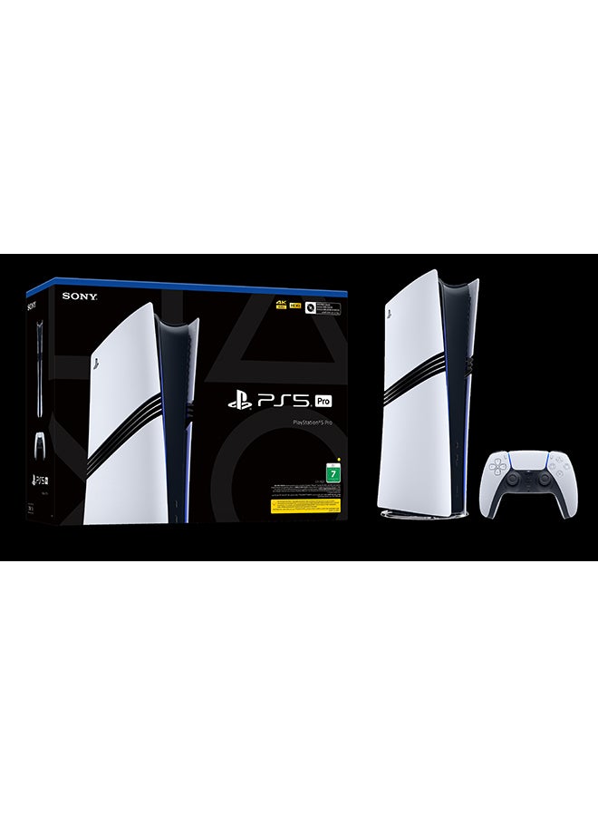 Sony Playstation 5 Pro - PS5 Pro - Digital Edition Console With Dual Sense Wireless Controller International Version