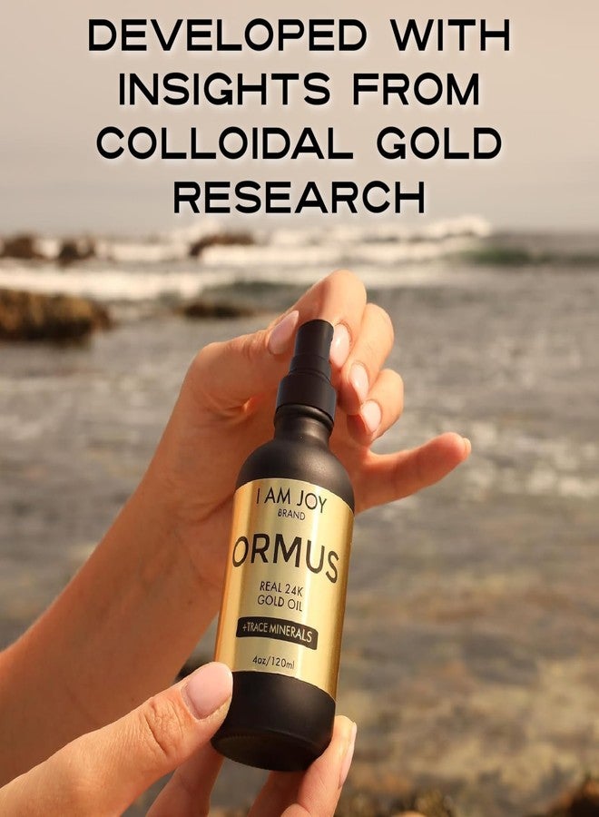 I Am Joy Co. Ormus Gold Oil Monoatomic | Supports Deeper Thought, Intuitive Awareness & Dream Clarity | Rich with Minerals, Platinum, Iridium | Non-Chemical Extraction | 4oz - Image 3