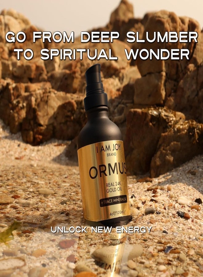 I Am Joy Co. Ormus Gold Oil Monoatomic | Supports Deeper Thought, Intuitive Awareness & Dream Clarity | Rich with Minerals, Platinum, Iridium | Non-Chemical Extraction | 4oz - Image 2