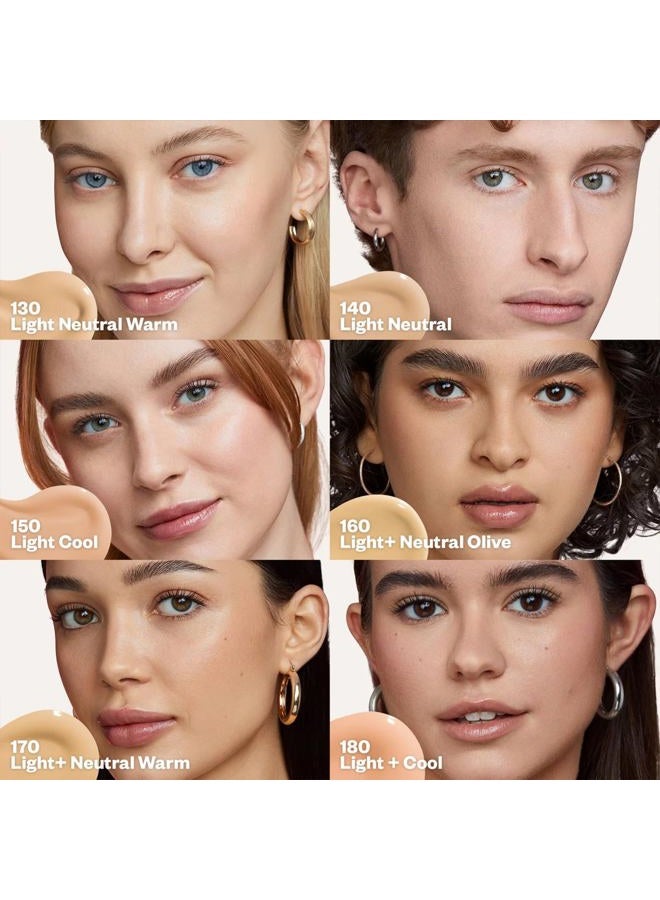 Kosas فونداسيون Revealer لتحسين البشرة مع حماية SPF 25 - ترطيب، تفتيح، تهدئة، امتلاء، حماية البشرة - قوام ناعم، لمسة طبيعية وصيغة نظيفة - لون فاتح بارد 150 - Image 5