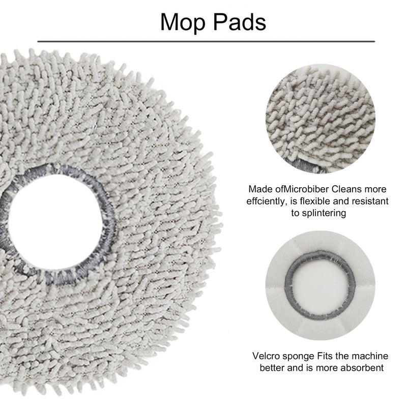CleanCrafter 25-Pc Eureka J15 PRO Ultra (ONLY) Complete Care Kit - Replacement Parts for Eureka J15 PRO Ultra Robot Vacuum & Mop | Main/Side Brushes, Mop Pads, HEPA Filters - Image 4