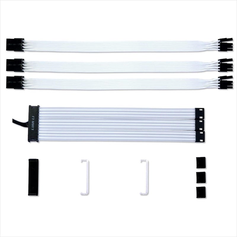 ليان لي كابل طاقة VGA RGB قابل للعنونة (بدون وحدة تحكم) من ليان لي سترايمر بلس V2 ثلاثي 8 دبوس (PW12-PV2) - مخصص لموصل GPU ثلاثي 8 دبوس، أسود PW12-PV2 - Image 5