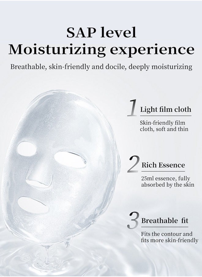 SEOMOU - Facial Mask Sakura Mask Hyaluronic acid Face Anti-aging Hydrating Face Mask Clarifying Nourishing Firming Beauty Facial whitening and moisturizing mask - Image 1