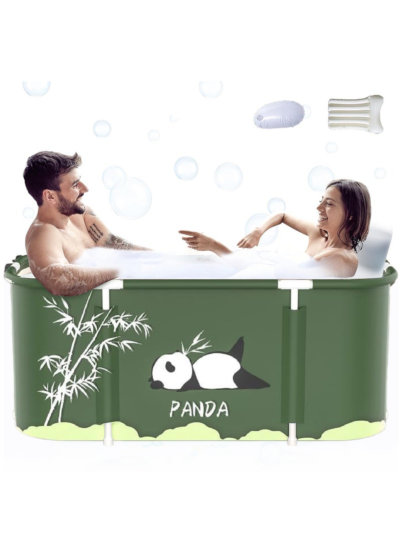 شو وو حوض استحمام سبا قابل للحمل وغير قابل للنفخ ومقاوم للماء، حوض استحمام منزلي كبير، حوض استحمام عائلي منفصل للبالغين والأطفال - Image 1