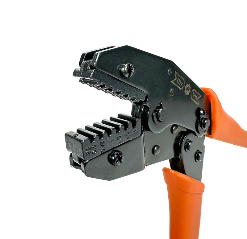 GIZWIZ Interchangeable Ratchet Crimp Tool For Pin Terminals Insulated or Noninsulated Ferrules AWG 2012 - Image 2