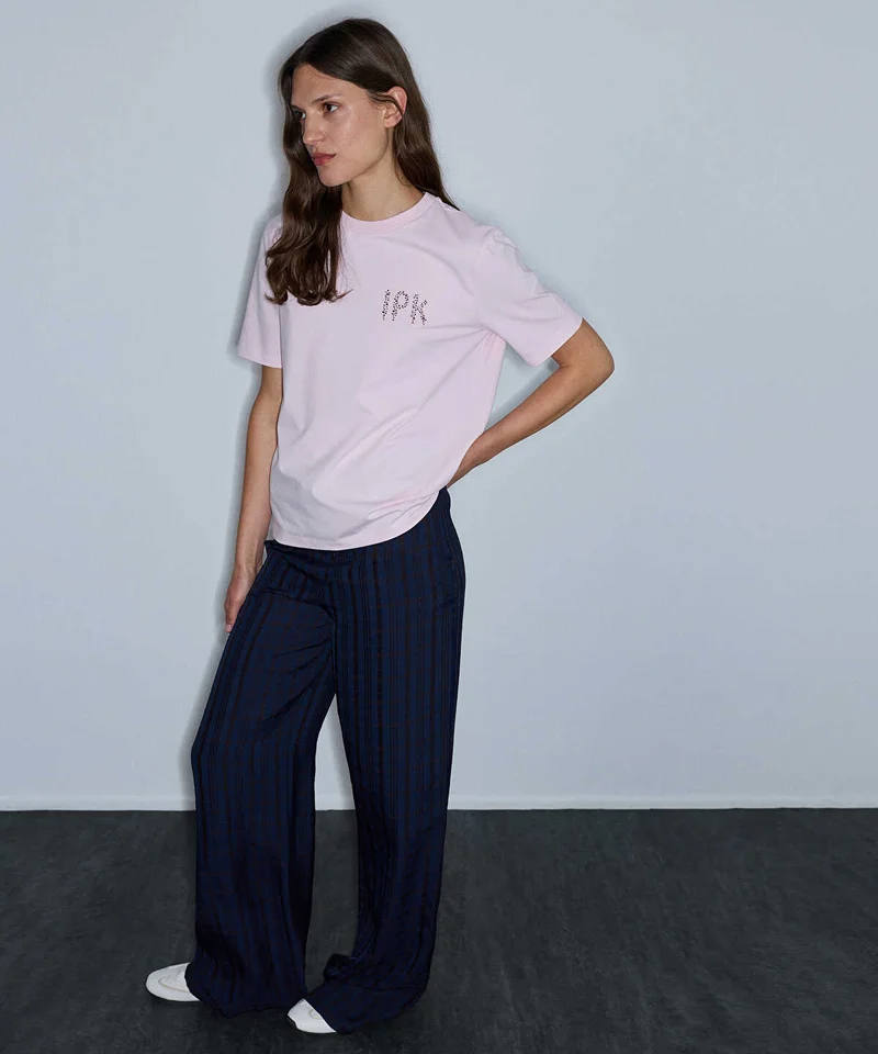 Ipekyol  Laser-Cut Rhinestone T-Shirt for Women | Best Price UAE
