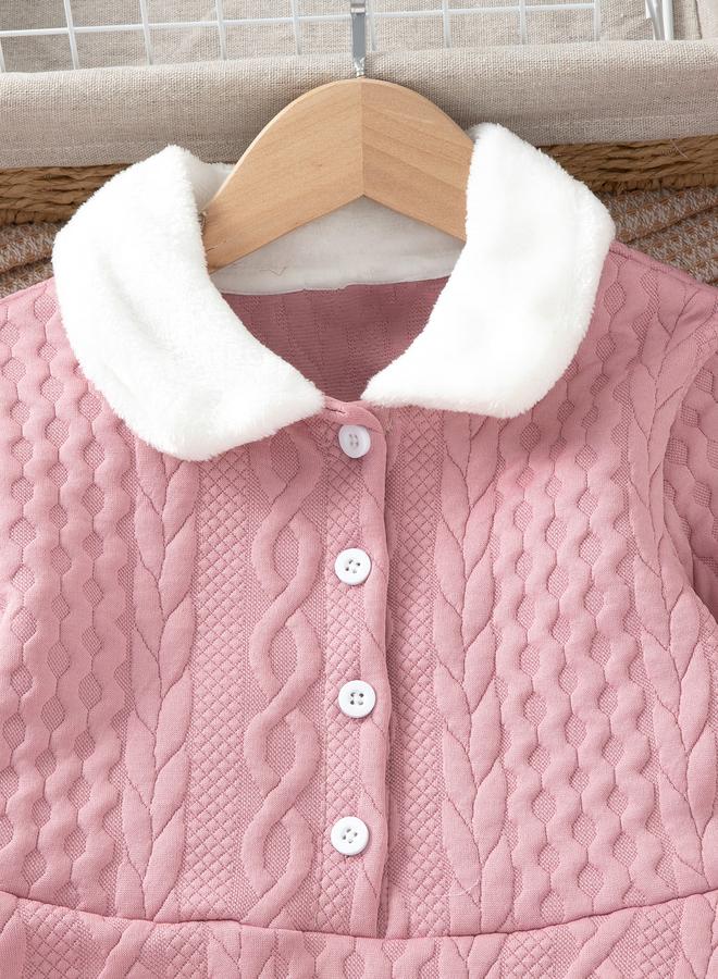 تايك تو فستان محبوك بأكمام طويلة - Image 2