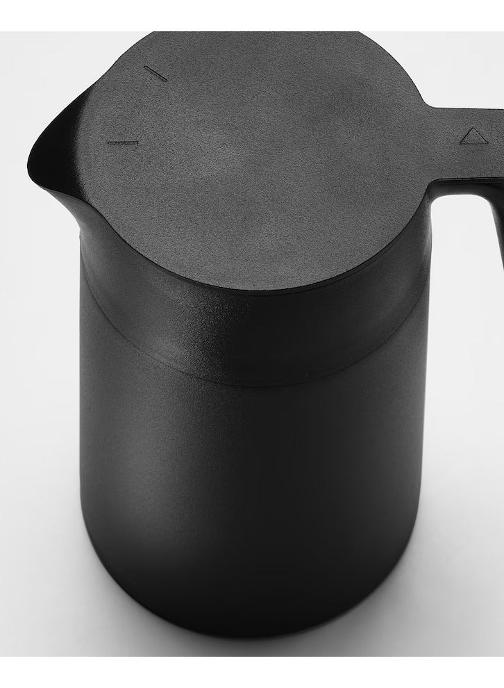 آيكيا فراكتا ترمس مقاومة للصدمات يحافظ على الماء الباردة/الساخنة أسود 1.2 لتر - Image 2