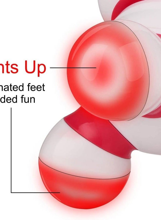 cotsoco Handheld Massager Mini Portable Vibrating Body Massager with LED Light for Hand Head Neck Back Legs Arms Pain Release, Battery Operated, Easy Hand Grip - Image 2