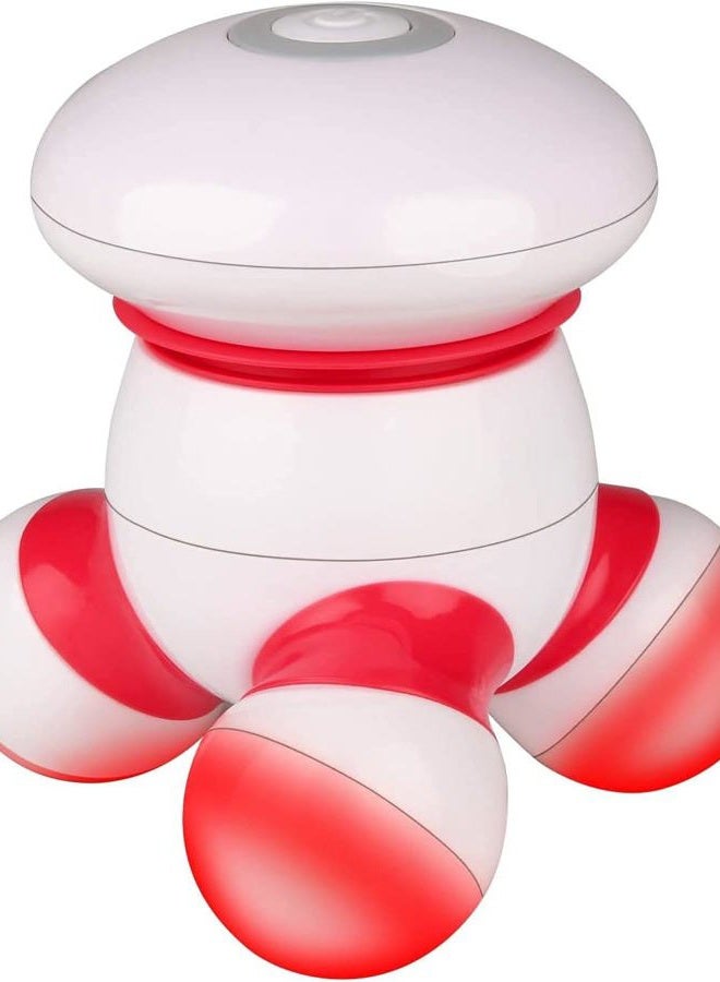 cotsoco Handheld Massager Mini Portable Vibrating Body Massager with LED Light for Hand Head Neck Back Legs Arms Pain Release, Battery Operated, Easy Hand Grip - Image 1