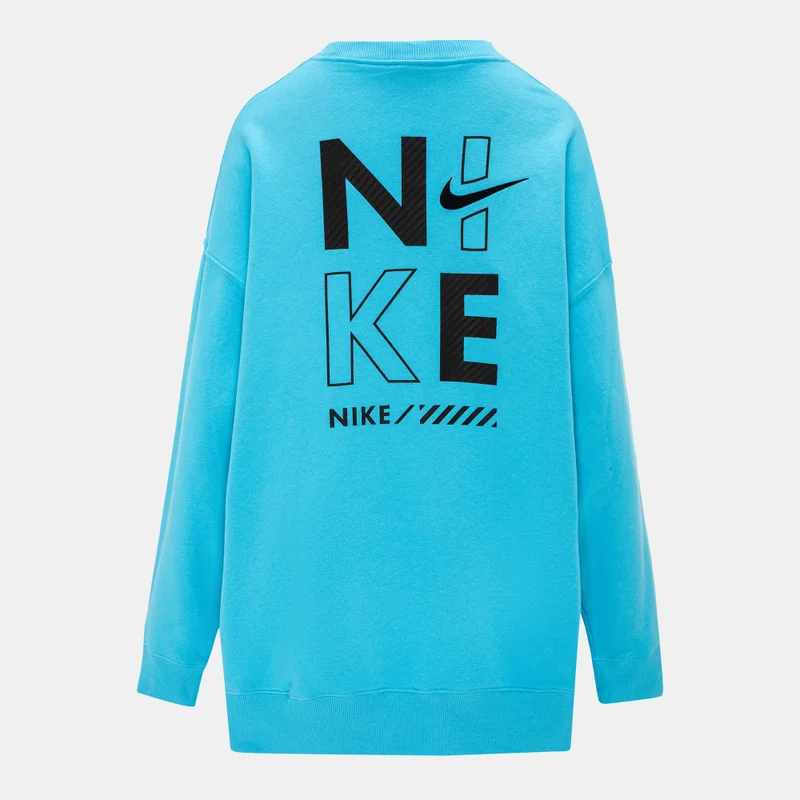 Nike Blue Women's Fleece Sweatshirt for Women | Best Price UAE