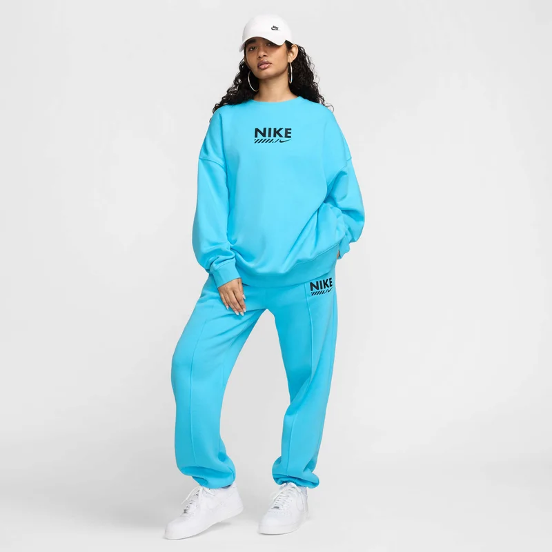 Nike Blue Women's Fleece Sweatshirt for Women | Best Price UAE