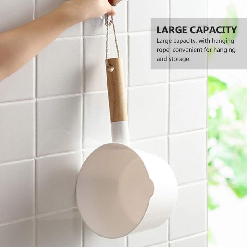 comfrt 2pcs Washing Spoons Water Ladle Bath Ladle Plastic Bathing Kitchen Ladles Bathroom Hair Washing Water Scoop Cup - Image 5