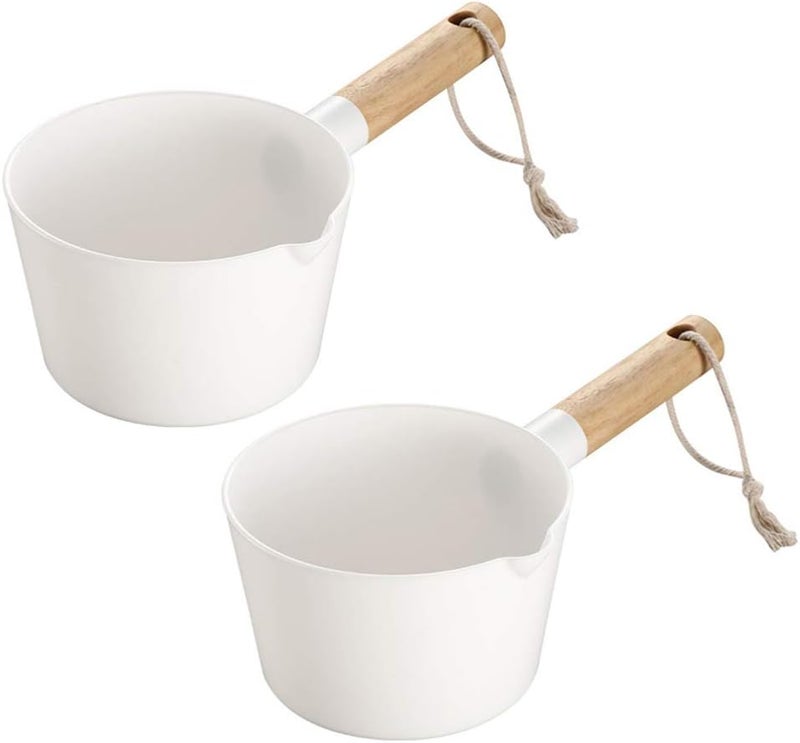 comfrt 2pcs Washing Spoons Water Ladle Bath Ladle Plastic Bathing Kitchen Ladles Bathroom Hair Washing Water Scoop Cup - Image 1