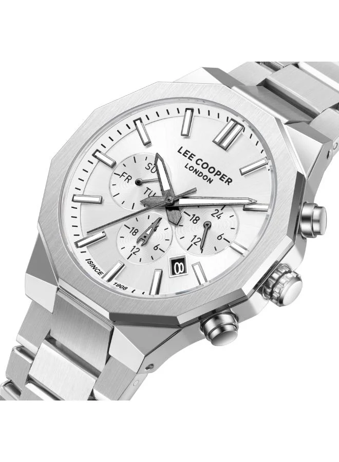 Lee Cooper  Men's Metal Multi Function Watch LC08218.330 - 43 mm for Men | Best Price UAE
