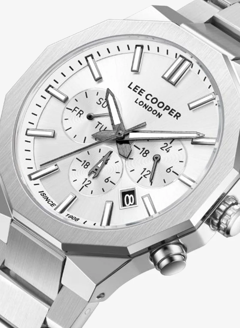 Lee Cooper  Men's Metal Multi Function Watch LC08218.330 - 43 mm for Men | Best Price UAE