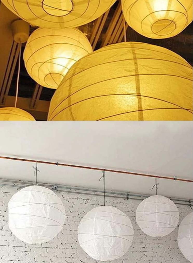 Set of 4 pendant lights in white chandelier design  - Image 4