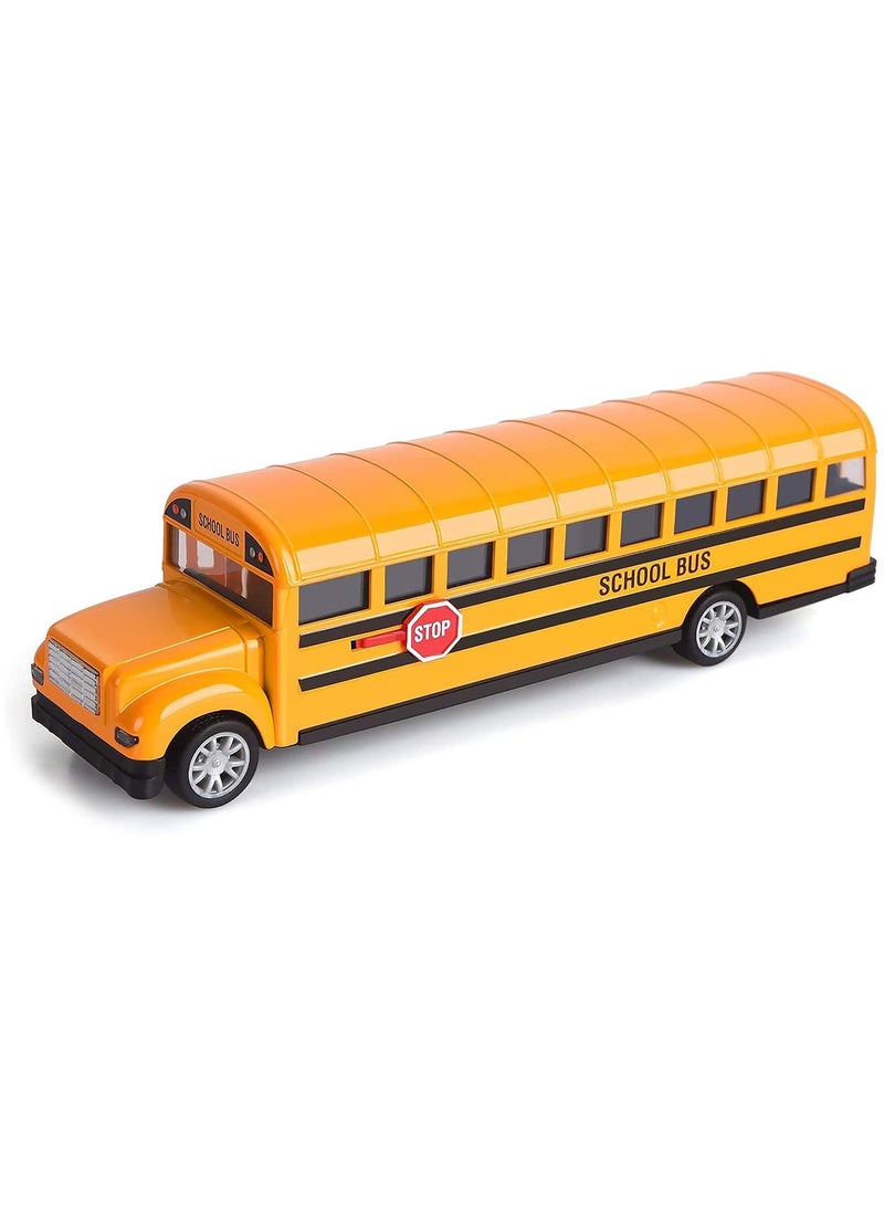 REZZOSS حافلة المدرسة الجديدة ريزوس للأطفال (22 سم، أصفر) - Image 1