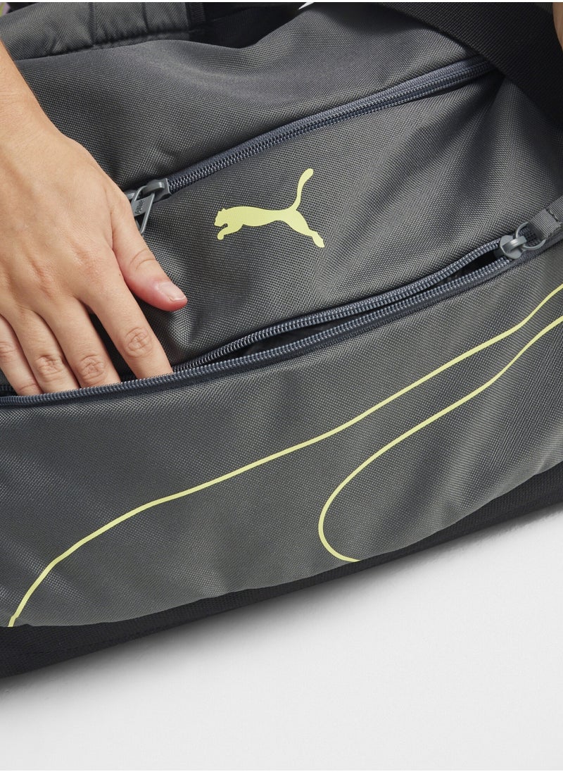PUMA Fundamentals Unisex Grey Medium Sports Bag  - Image 5