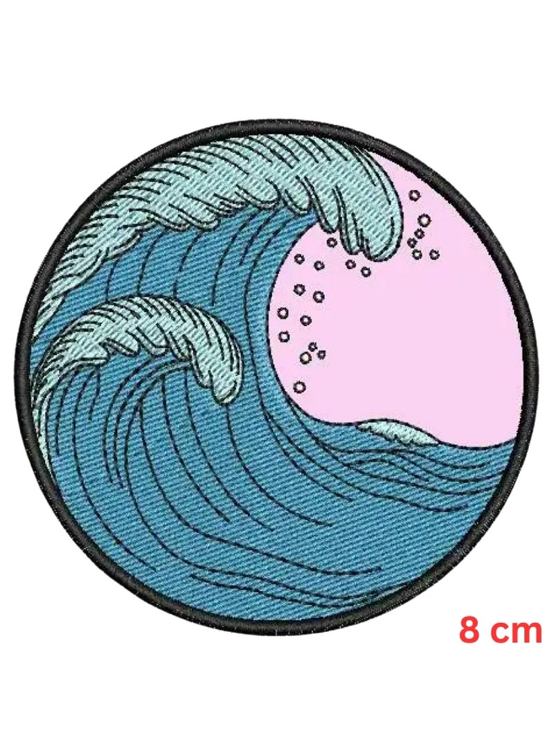 بروجكت نوماد لصاقة فيلكرو هوك Project Nomad، مجموعة تكتيكية صيفية SUMMER، حمالة شاطئ وبحر للحقيبة/السترة، إكسسوارات تقنية للأطفال والكبار، لحقيبة المدرسة، لحافظة الأقلام، لحقيبة الجيم، هدية للرجال/النساء - Image 1