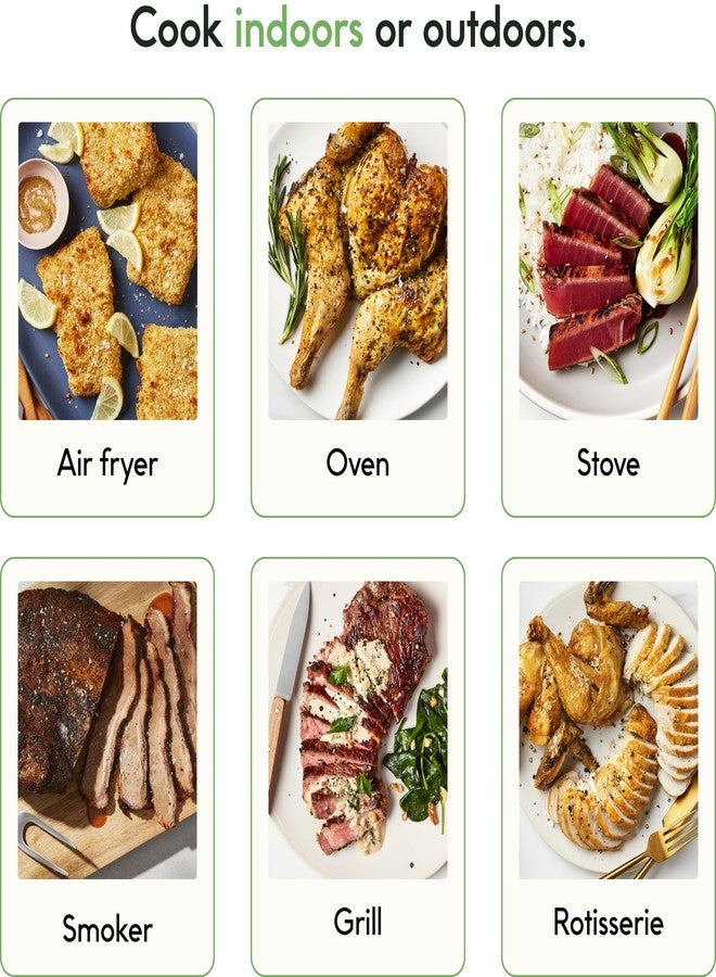 CHEF iQ Sense Smart Wireless Meat Thermometer with 3 Ultra-Thin Probes, Unlimited Range Bluetooth Meat Thermometer, Digital Food Thermometer for Remote Monitoring of BBQ Grill, Oven - Image 5