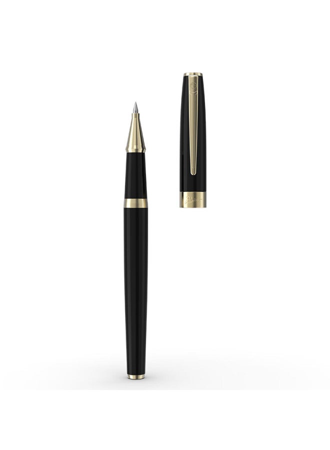 Pimio Signature Pen Gift Set, Business Office Ballpoint Pen, Signature Pen, Graduation Gift For Men And Women, Student And Adult Writing Practice Pen, 717 Glossy Black With Gold Clip - Image 5