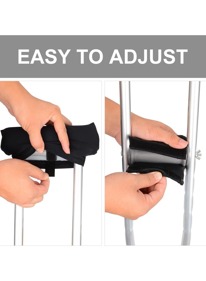 general Universal Cane and Walker Underarm Anti-Slip Four-Piece Set Walker Aid Single Cane Handle Cushion - Image 3