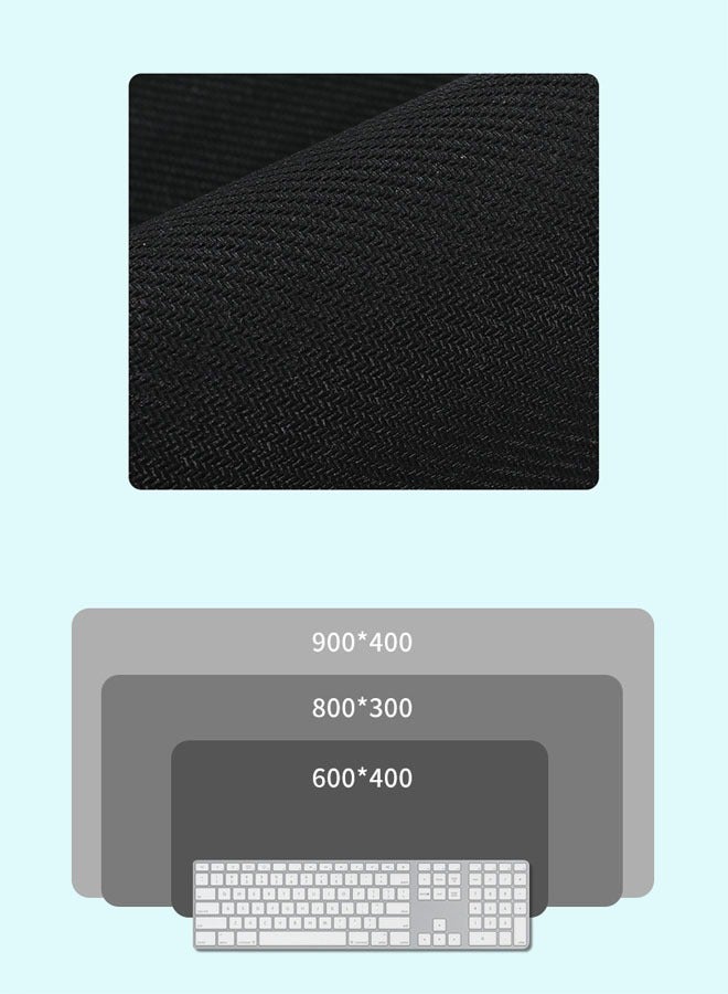 ZCM-HAPPY Gaming laptop keyboard pad mouse pad gaming mouse pad large table mat rubber table mat mouse pad 90 x 40 x 0.3cm - Image 4