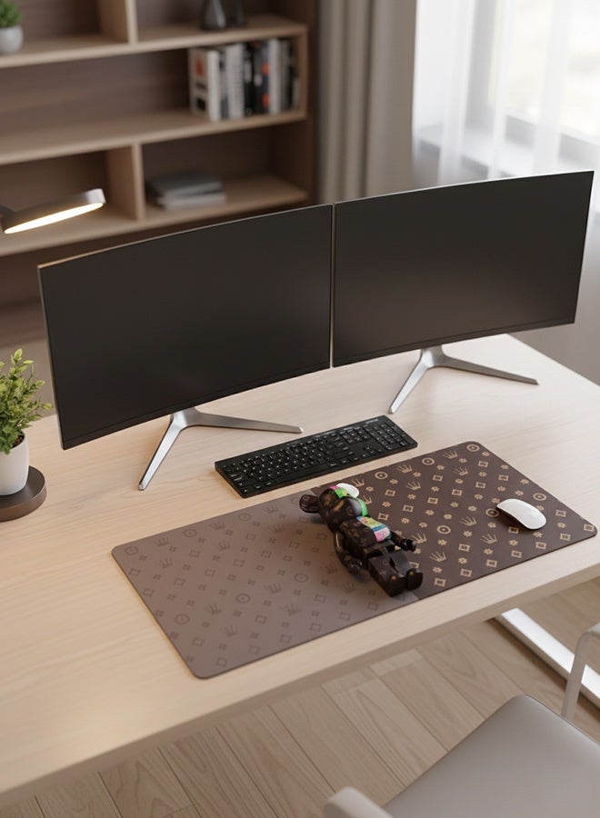 ZCM-HAPPY Gaming laptop keyboard pad mouse pad gaming mouse pad large table mat rubber table mat mouse pad 90 x 40 x 0.3cm - Image 1