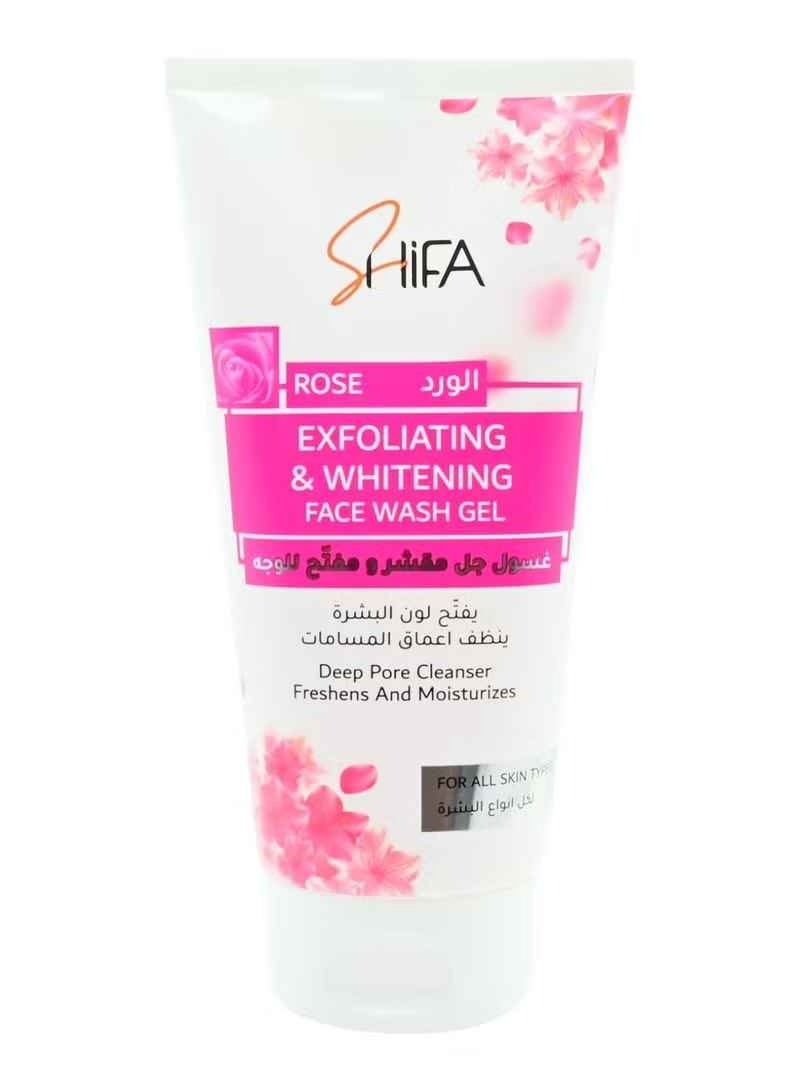 Rose Exfoliating and Brightening Facial Gel Wash 150ml