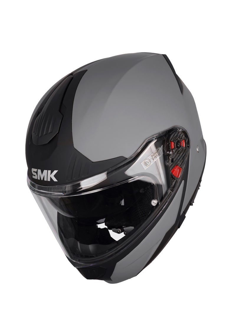 SMK Gullwing Solid MA 600 Flip Up Motorcycle Modular Helmet - 70006 - Image 5