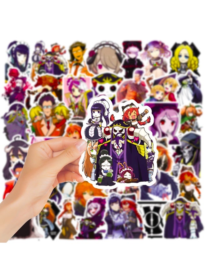 NIBEMINENT 50 Pcs Deco Kit Waterproof Stickers, High Definition Printing Bright Colors, Suitable for Laptop Skateboard Luggage Water Bottle Guitar DIY - Image 2