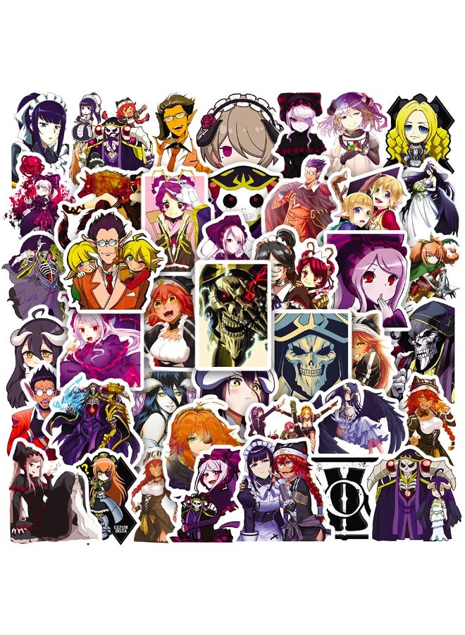 NIBEMINENT 50 Pcs Deco Kit Waterproof Stickers, High Definition Printing Bright Colors, Suitable for Laptop Skateboard Luggage Water Bottle Guitar DIY - Image 1