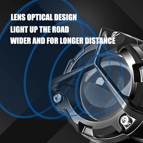 AUTOPOWERZ Waterproof Motorcycle Headlight Spotlight Auxiliary Led Light Motorcycle(90W)(12-80V DC) - Image 3