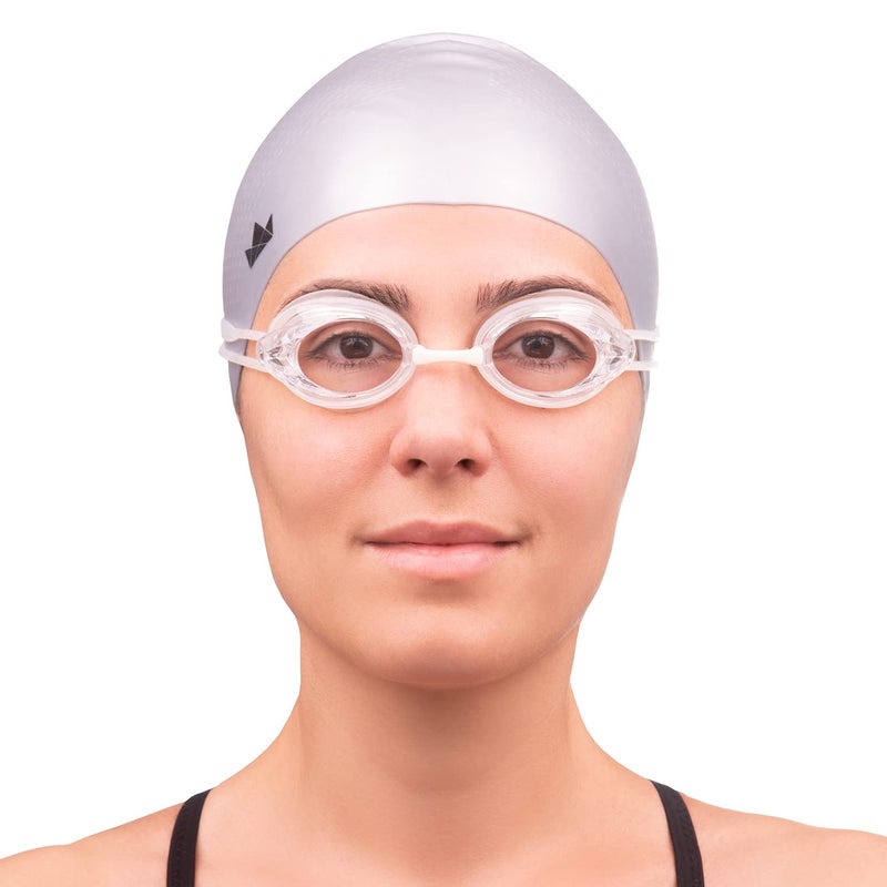 The Friendly Swede Swim Goggles for Women & Men - Anti Fog Swimming Goggles with Extra Nose Pieces & Protective Case; Pool Goggles Swimming Adults & Youth; Swim Goggles for Men; Black + Clear (2-Pack) - Image 2