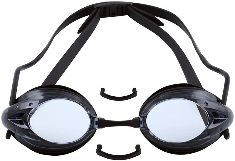 The Friendly Swede Swim Goggles for Women & Men - Anti Fog Swimming Goggles with Extra Nose Pieces & Protective Case; Pool Goggles Swimming Adults & Youth; Swim Goggles for Men; Black + Clear (2-Pack) - Image 4
