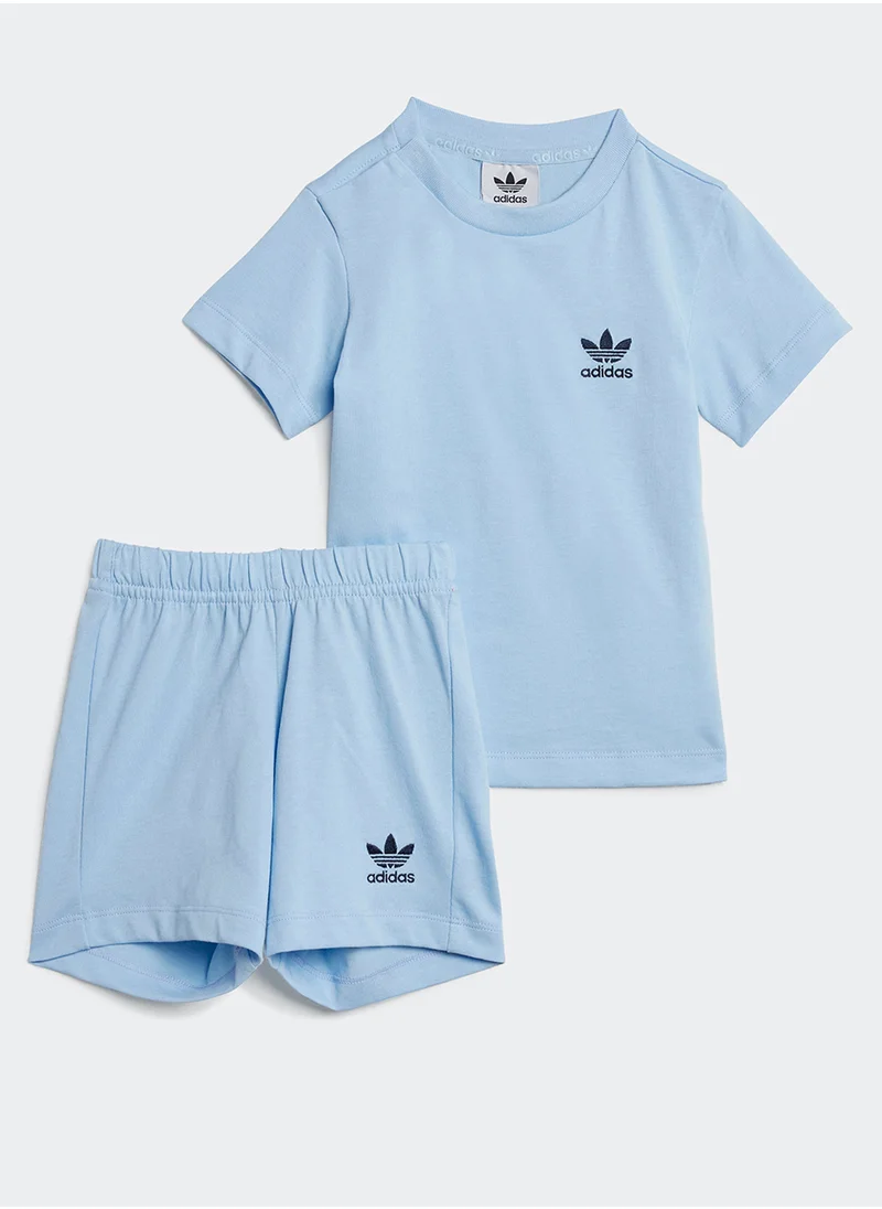 اديداس اوريجينالز Infant Shorts And T-Shirt Set