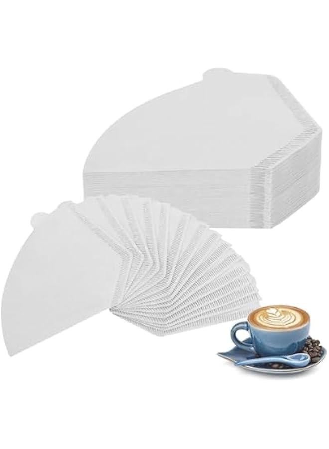 HOOKOR 200 Count V60 Coffee Filter, Disposable Coffee Filters Paper Fit for Drip Coffee Dripper (White#2) - Image 1